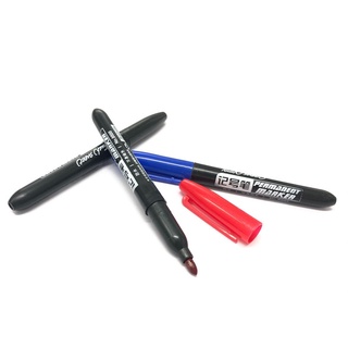 1 bút lông đánh dấu vĩnh viễn màu đỏ đen xanh dương xanh dương không thấm - ảnh sản phẩm 3