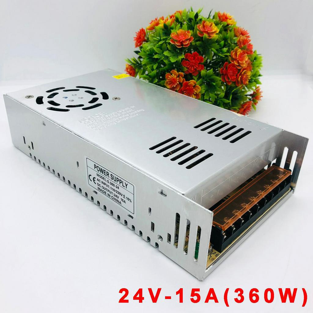 Nguồn tổ ong, Nguồn 24V - 20A/15A/10A/5A/3A dùng cho hệ thống đèn Led, Motor, Máy Phun sương mini...