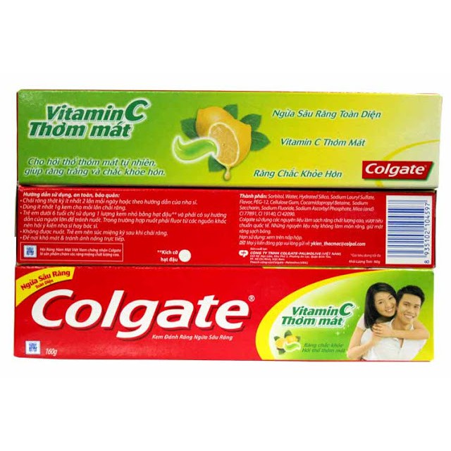 Kem đánh răng Colgate Vitamin C Ngừa sâu răng 170g