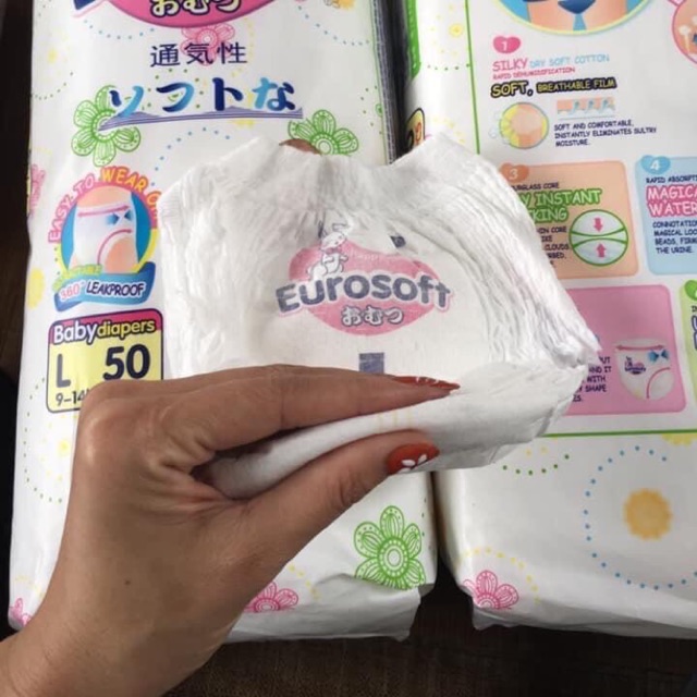 200c Bỉm quần Eurosoft M/L/XL/XXL/XXXL/200