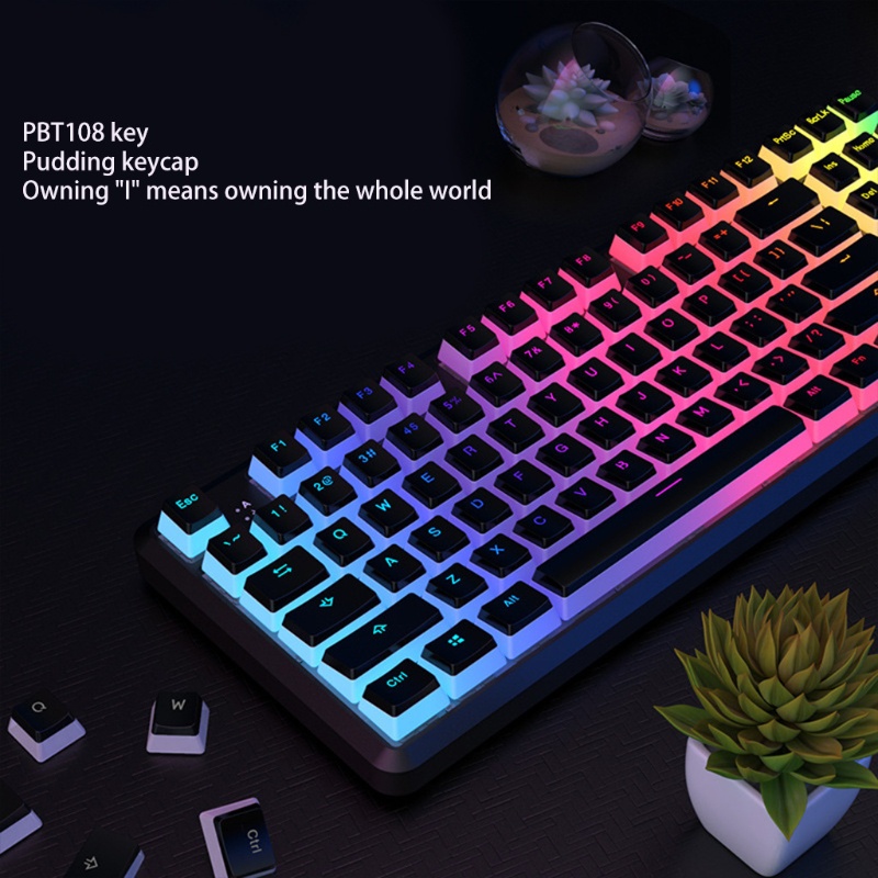 Bộ 104 Nút Bàn Phím Thay Thế Oem Pbt Màu Nhuộm