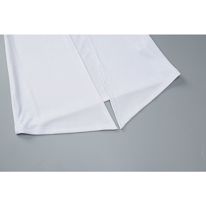 Áo Tank Top Dáng Dài Xẻ Tà Phối Nút Thời Trang Mùa Hè Cho Nữ