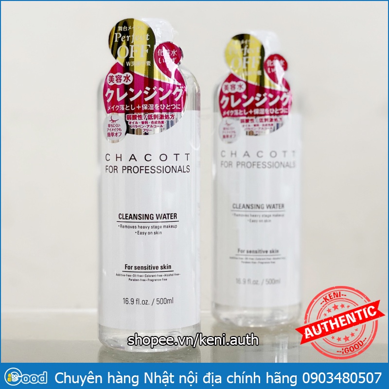 Nước Tẩy Trang Chacott For Professionals 500ml Nhật Bản