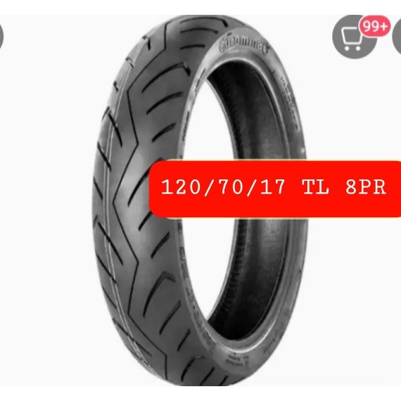 Lốp 130/70-17 và 120/70-17.....70/90-17 hiệu Euromina ko dùng săm...