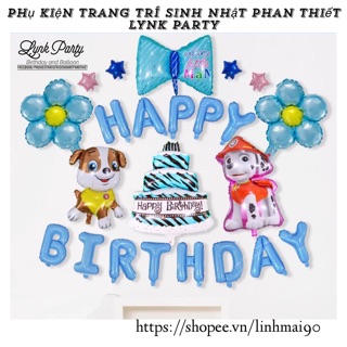 Set bóng sinh nhật cho bé tuổi Chó