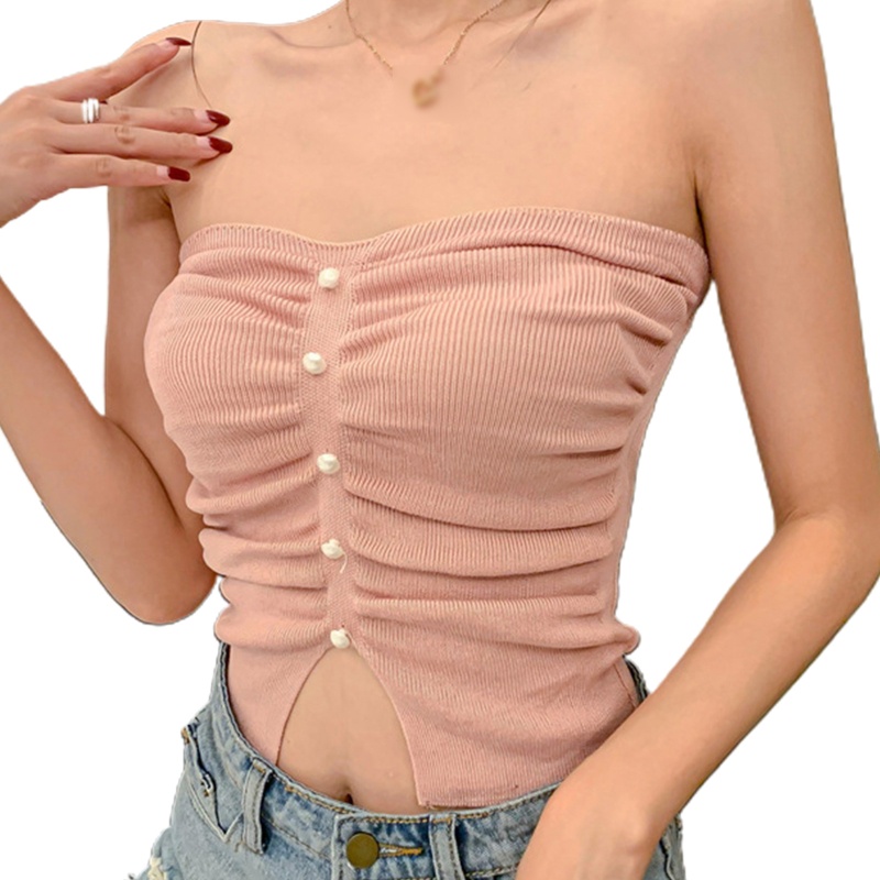 Áo Ống Cúp Ngực Màu Sắc Nổi Bật Quyến Rũ Cho Nữ