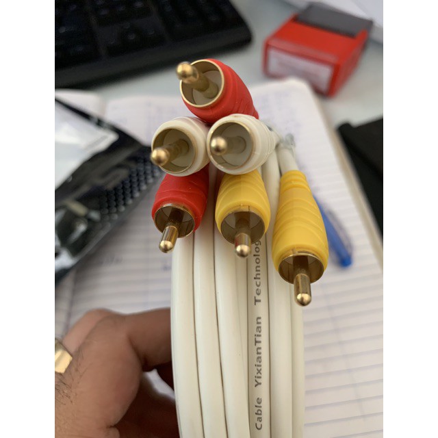 Dây av 6 đầu zin 5 mét