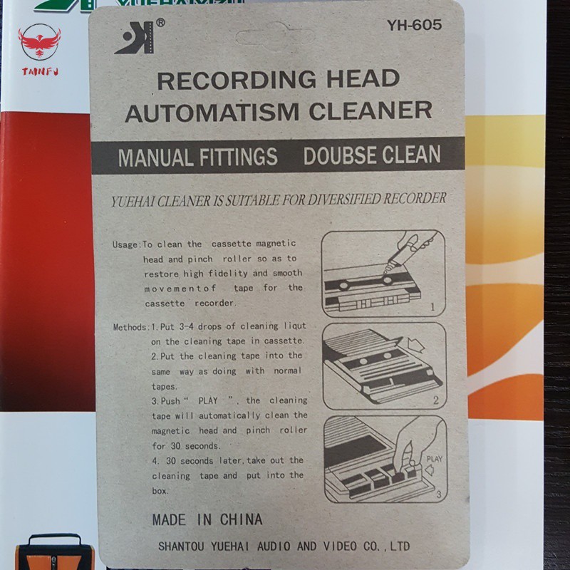 Bộ dụng cụ vệ sinh băng cát xét