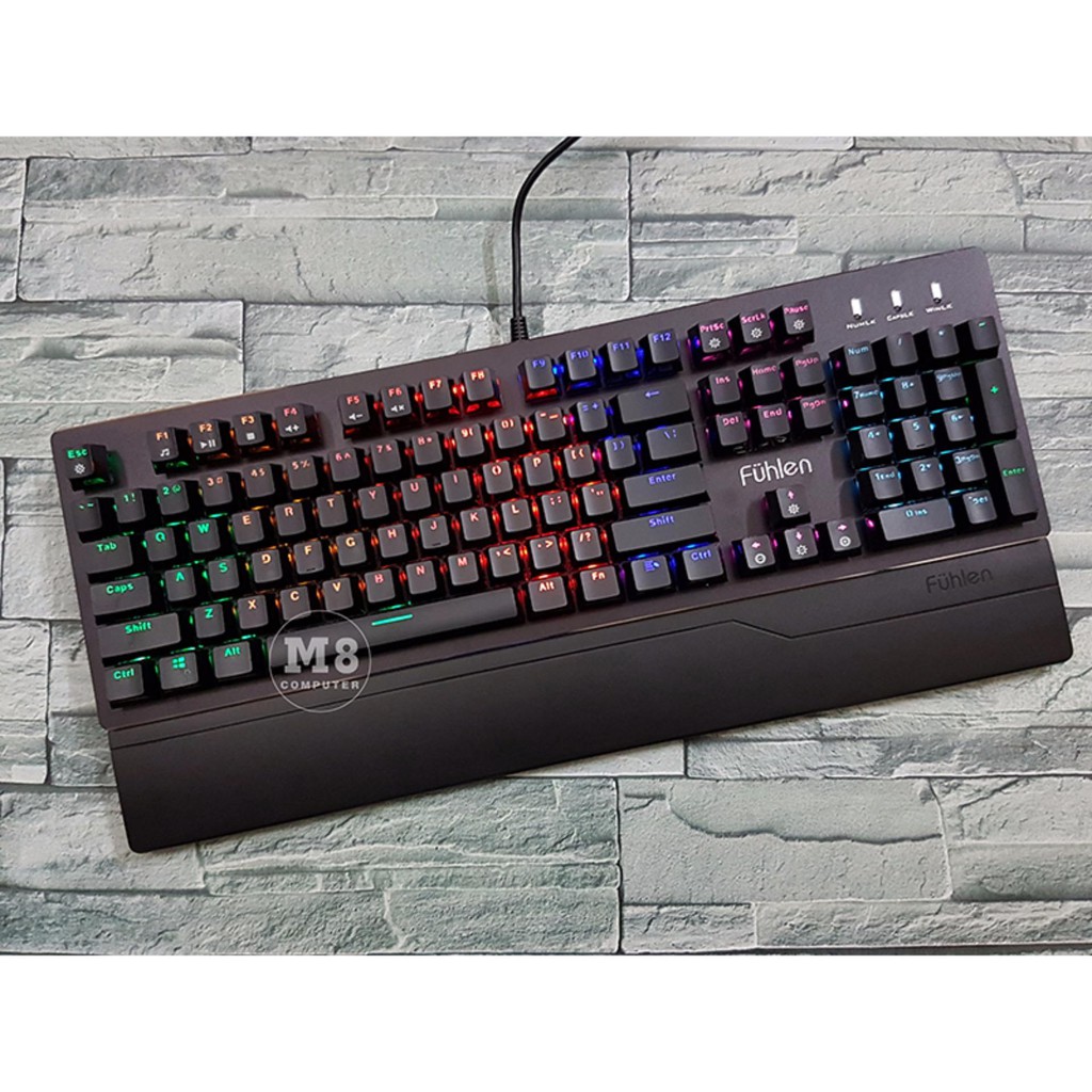 Phím cơ Fuhlen Eraser mới bh chính hãng 2 năm có kê tay | BigBuy360 - bigbuy360.vn