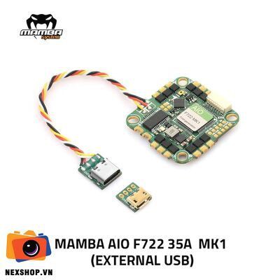 Mamba AIO F722 35A MK1 6S 8bit