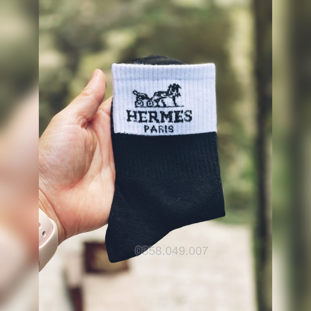 TẤT CỔ CAO thể thao Gucci, Hermes, Fendi, cổ cao thời trang