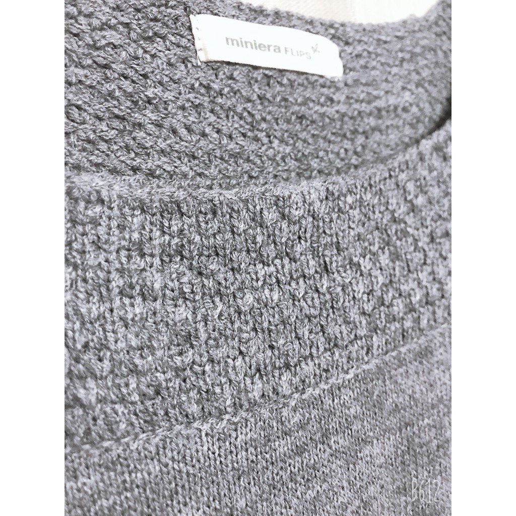 Đầm len Mongtoghi màu xám - 2hand - Nhật