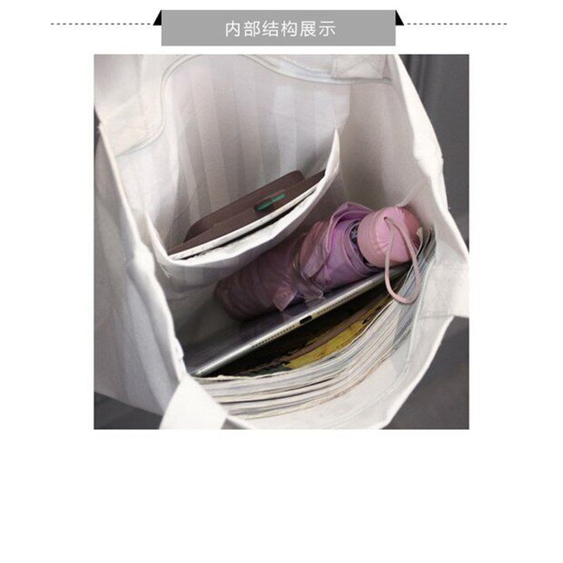 Túi Canvas Đeo Vai Kiểu Dáng Đơn Giản Xinh Xắn