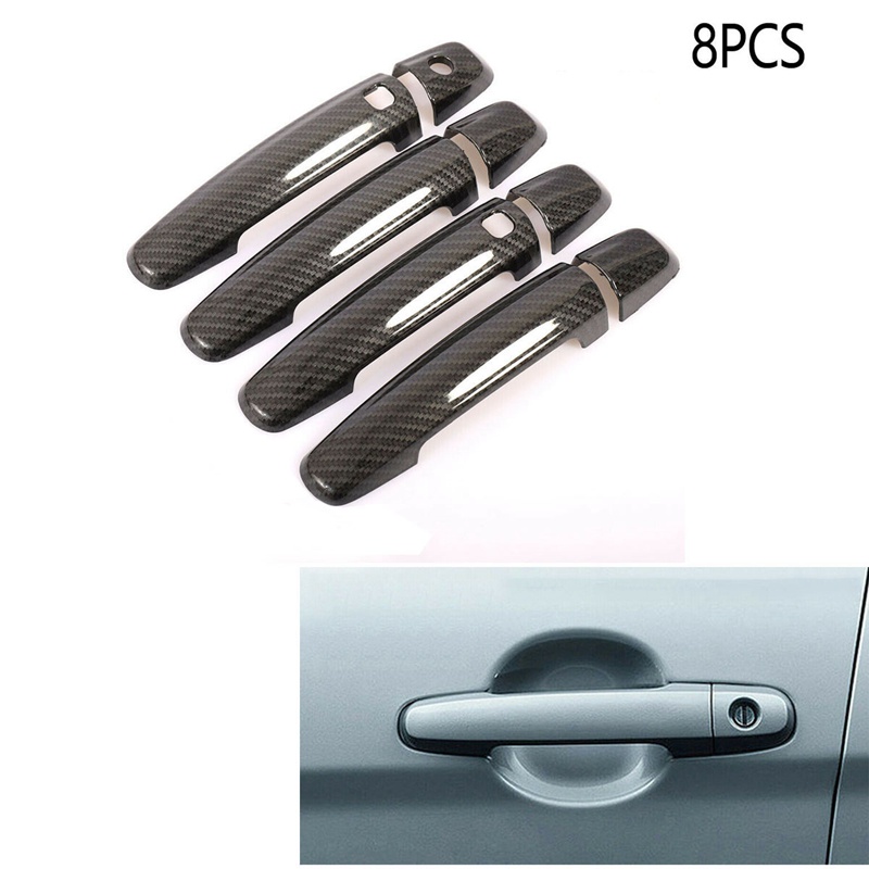 Vỏ Bọc Tay Nắm Cửa Bằng ABS Sợi Carbon Cho Xe Hơi Suzuki Swift Vitara S-CROSS 2012-2018