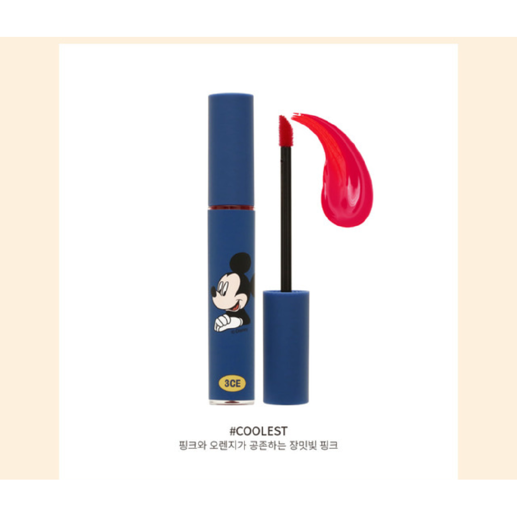 Son Môi 3ce Chủ Đề Disney Hình Chuột Mickey 2 Màu Mới Phong Cách Hàn Quốc