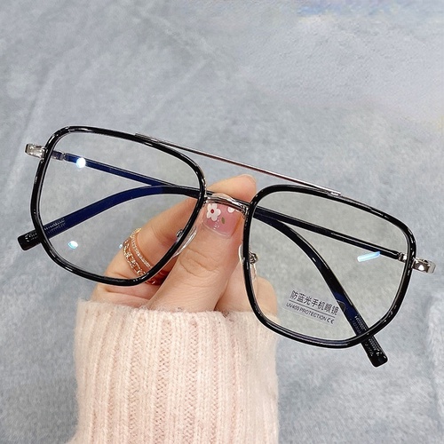 Mắt Kính Gọng Kim Loại Chống Ánh Sáng Xanh Thời Trang