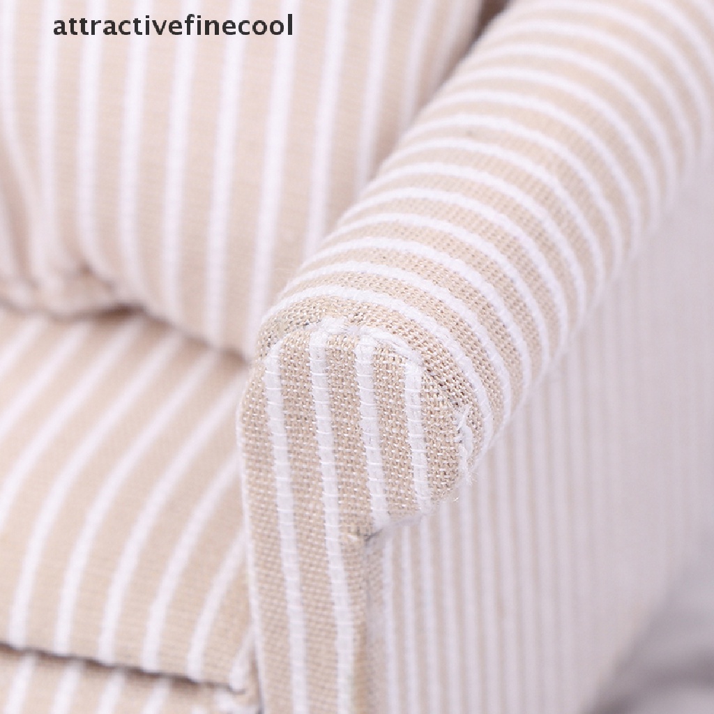 Ghế Sofa Kèm Gối Mini Tỉ Lệ 1: 12 Trang Trí Nhà Búp Bê