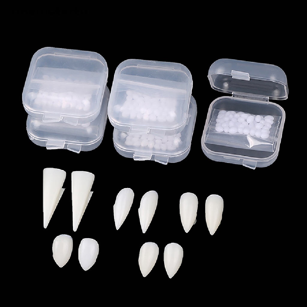 Răng Nanh Ma Cà Rồng Bằng Nhựa Resin DIY Trang Trí Tiệc Halloween