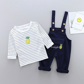 Sét yếm kèm áo cotton