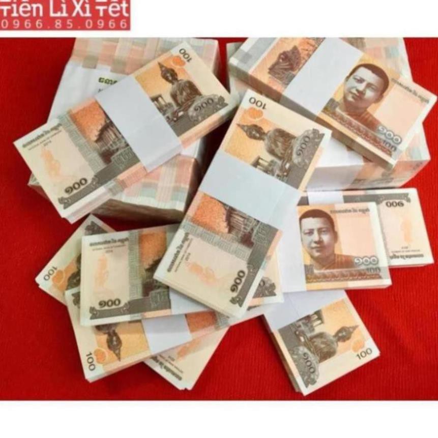 Tờ Hình Phật Campuchia 100 Riel May mắn - Bình an - Tài lộc