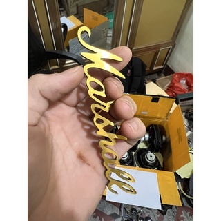 Control DIY chế thùng loa - Tấm bắt volume - Logo ALU vàng
