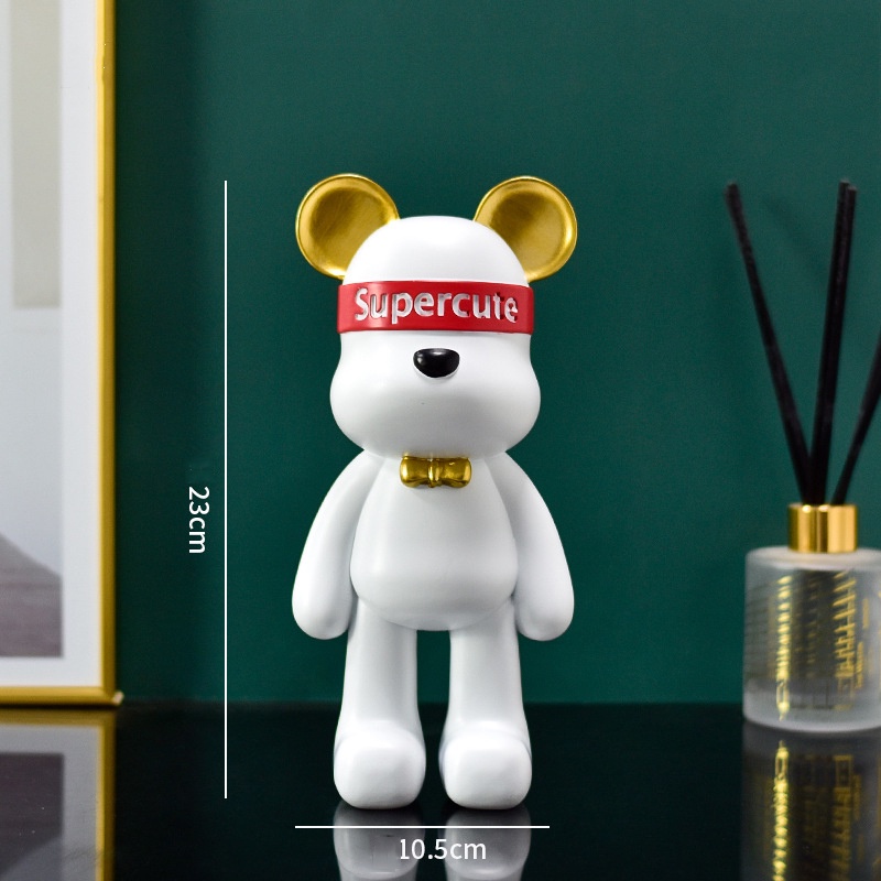Tượng để bàn trang trí Bear Super Cute decor nhà cửa phòng cách