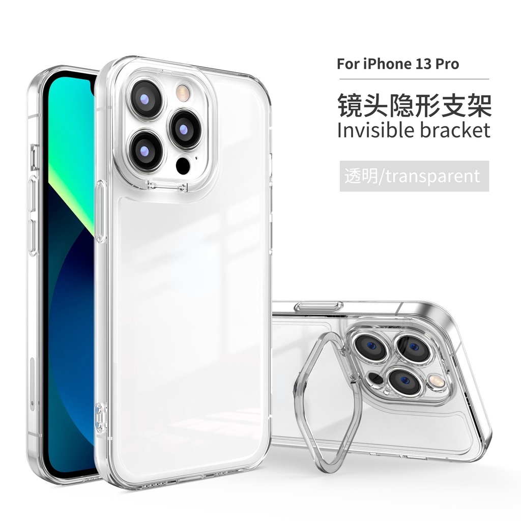 Ốp Điện Thoại Silicon Màu Trong Suốt Chống Sốc Cho iPhone 13 11 12 pro max