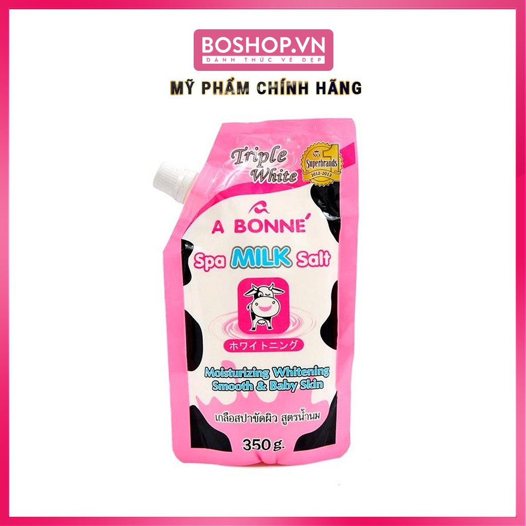 Muối Tắm Sữa Tẩy Da Chết A Bonné Spa Milk Salt 350gr (Túi)