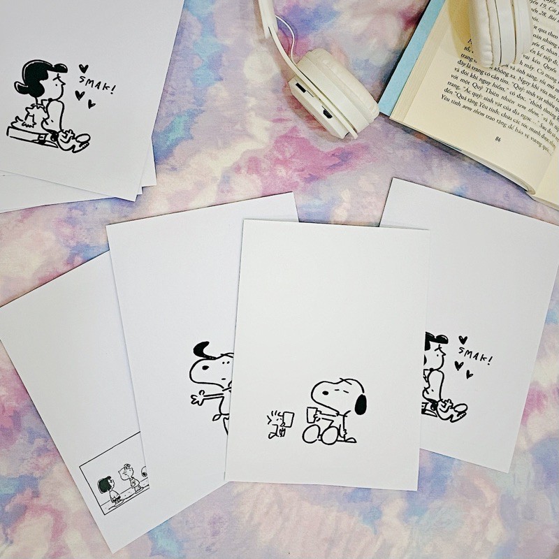 Túi Giấy Gói Hàng Đựng Quà Mini In Hình Snoopy & Charlie Dễ Thương | BigBuy360 - bigbuy360.vn