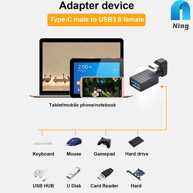Đầu Chuyển Đổi Cổng Type-c Sang Usb 3.0 Tương Thích Với Chuột Và Bàn Phím Máy Tính Bảng Android
