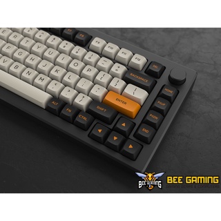 Bộ keycap AKKO Carbon Retro - Chất liệu PBT Double Shot - 155 nút (ASA Low-profile)