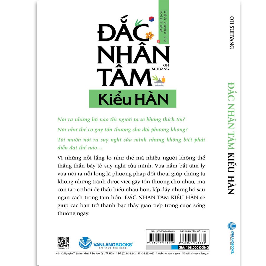 Sách - Đắc Nhân Tâm Kiểu Hàn - Phương Pháp Đối Thoại Tâm Lý - VLG