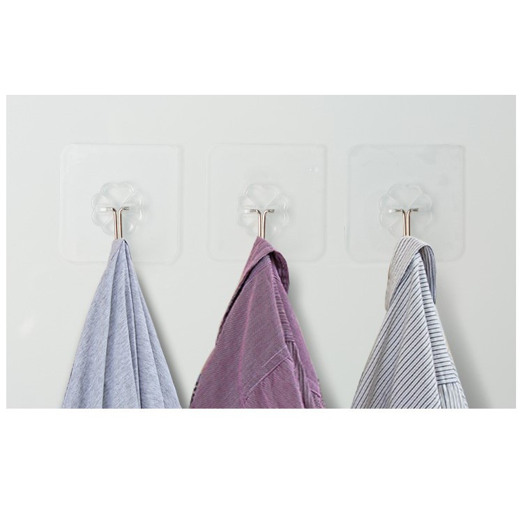 Combo 10 Móc Dán Tường Chịu Lực Siêu Dính Chống Nước #C657 (Trong)