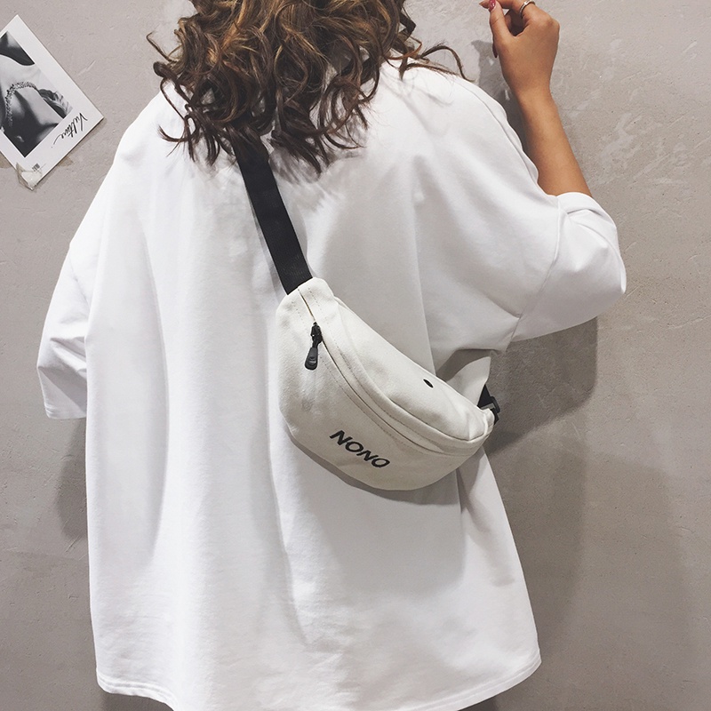 Túi Đeo Chéo Vải Bố Thời Trang