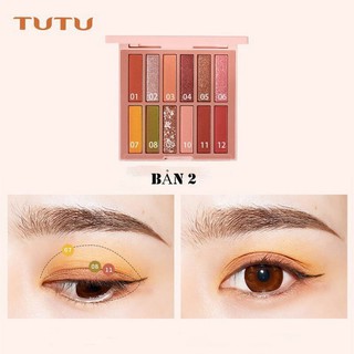 Bảng phấn mắt 12 ô TUTU Sakura Flower Eye Shadow (phiên bản hoa anh đào)