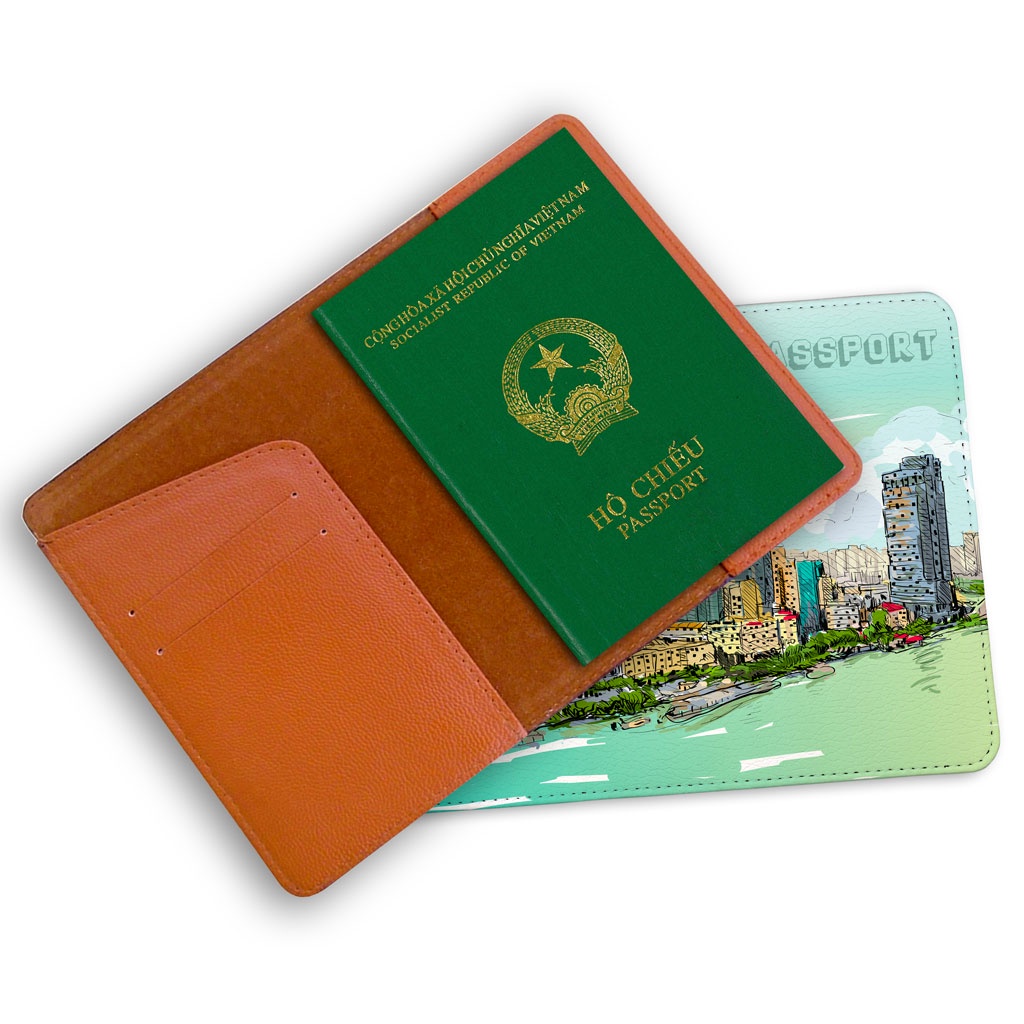 Bao Da Hộ Chiếu / Passport Du Lịch Nam - Nữ ( in tên cá nhân ) SÀI GÒN - PPT203 STORMBREAKER