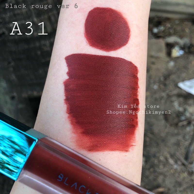 Son Black Rouge ver 6 A31 - A32 ( đỏ nâu + đỏ đất đậm ) Handmade | Thế Giới Skin Care