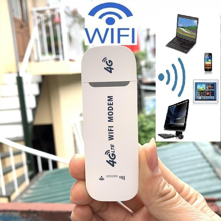 USB DCOM 3G 4G DONGLE phát Wifi từ sim 3G/4G dùng được đa mạng, có khe đọc thẻ nhớ