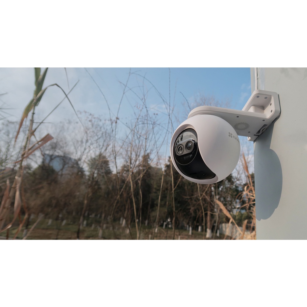Camera wifi không dây tích hợp AI Ezviz C8PF 2MP, ống kính kép, ghi âm, xoay 360 độ (hàng chính hãng