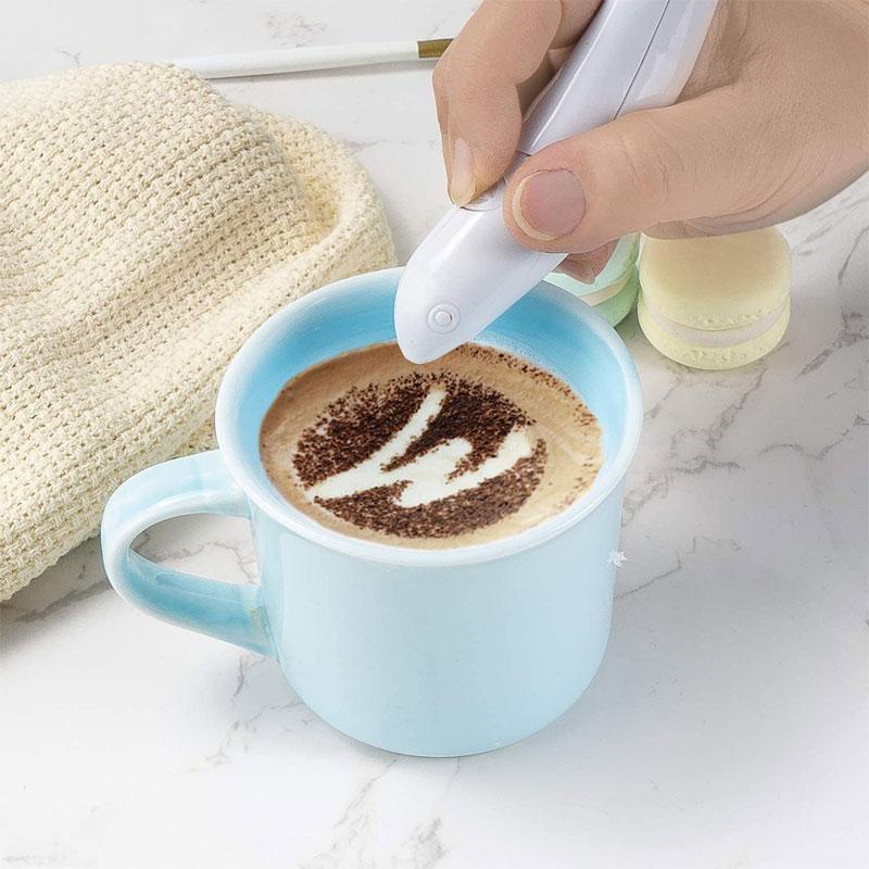 Bút Vẽ Tạo Hình Trang Trí Cà Phê/Bánh Kem Chạy Điện