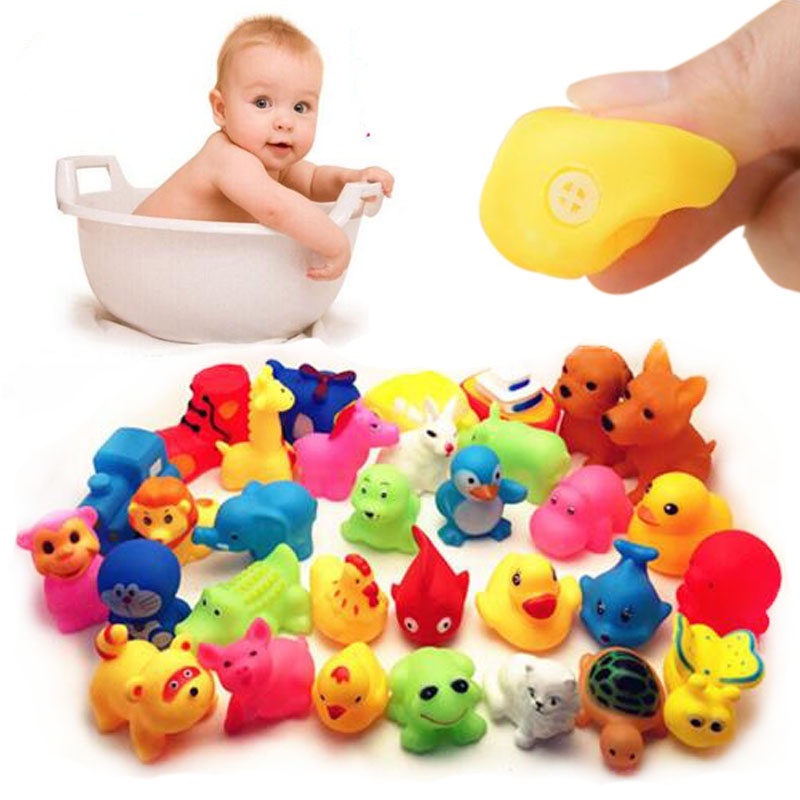 Bộ 5 Đồ Chơi Nhà Tắm Hình Động Vật Đáng Yêu Cho Bé