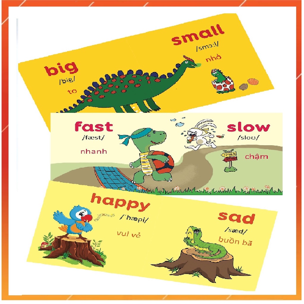 Đồ chơi giáo dục, combo 8 cuốn sách song ngữ có phiên âm tiếng Anh phát triển trí tuệ cho trẻ từ 0+