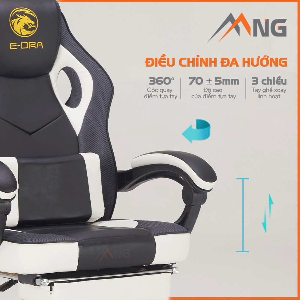 Ghế Chơi Game EDra Jupiter M EGC204 Chính Hãng Cao Cấp Bảo Hành 12 Tháng