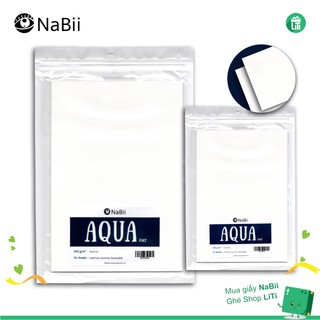 Giấy vẽ màu nước NABII AQUA FAT A5-A4 (COLD PRESS - 300gsm)