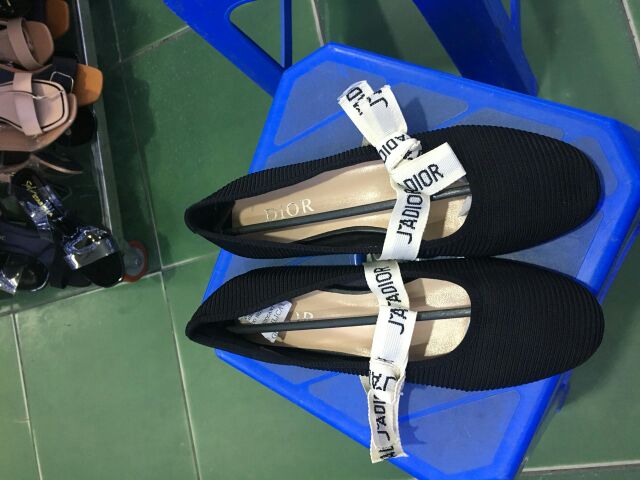 Giày búp bê nơ cạnh new DO