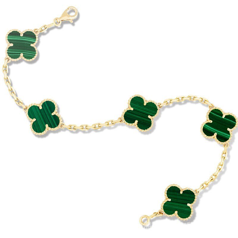 Van Cleef & Arpel bracelet Five-Flower VCA Five-Flower Bracelet red flower black flower white flower various optional new bracelet