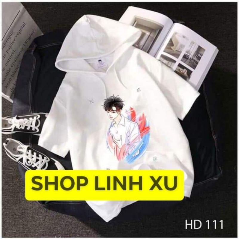 Áo Tiêu Chiến Tay Lỡ  Freeship  Áo Hoodie Tiêu Chiến Điểm Sáng Full Size