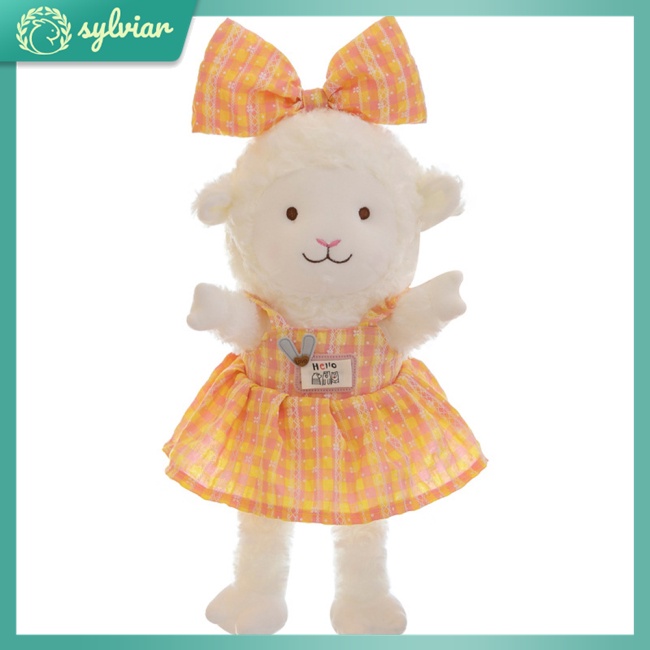 Chú Cừu Nhồi Bông Xoăn Dễ Thương Dùng Làm Quà Tặng Cho Bé