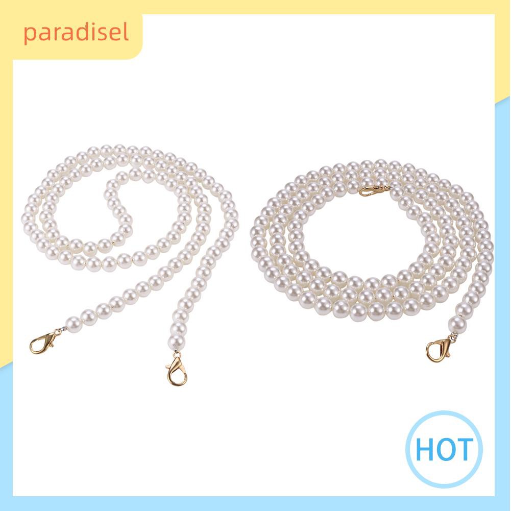 Dây Đeo Ngọc Trai Nhân Tạo Thời Trang Cho Nữ Gắn Túi Xách