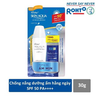 Sữa chống nắng dưỡng da giữ ẩm Sunplay Skin Aqua UV Moisture Milk 30g